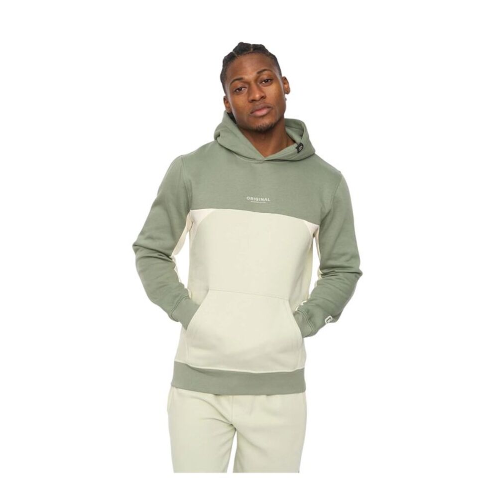 Crosshatch Mens Castlebay Hoodie / Light Olive